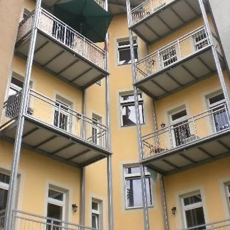 3-raum-fewo-dresden-zentrum-balkon-blick-auf-altstadt-l10 דירה *